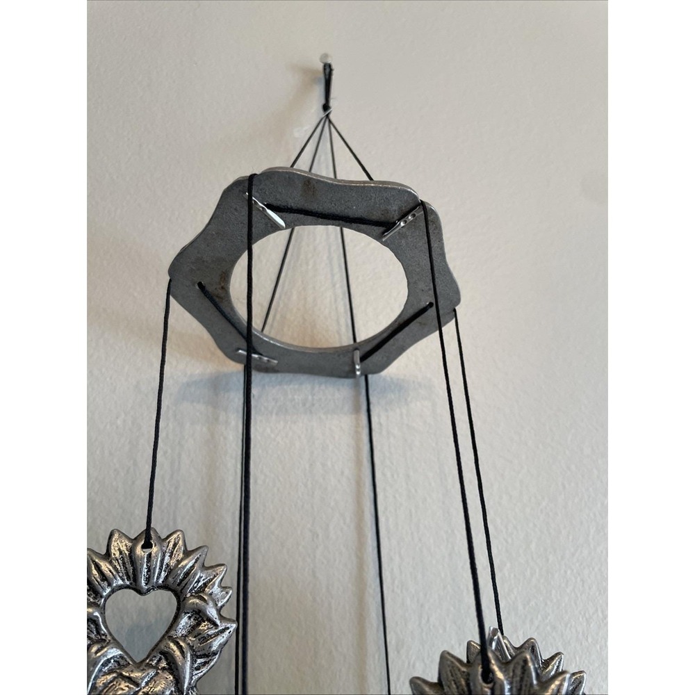 Vintage Carson Metal Wind Chime USA Made Pineapple Welcome Hospitality Decor - Picture 9 of 16